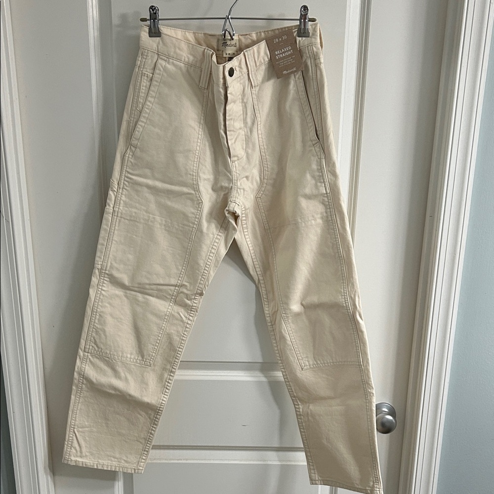 madewell - relaxed straight workwear pants